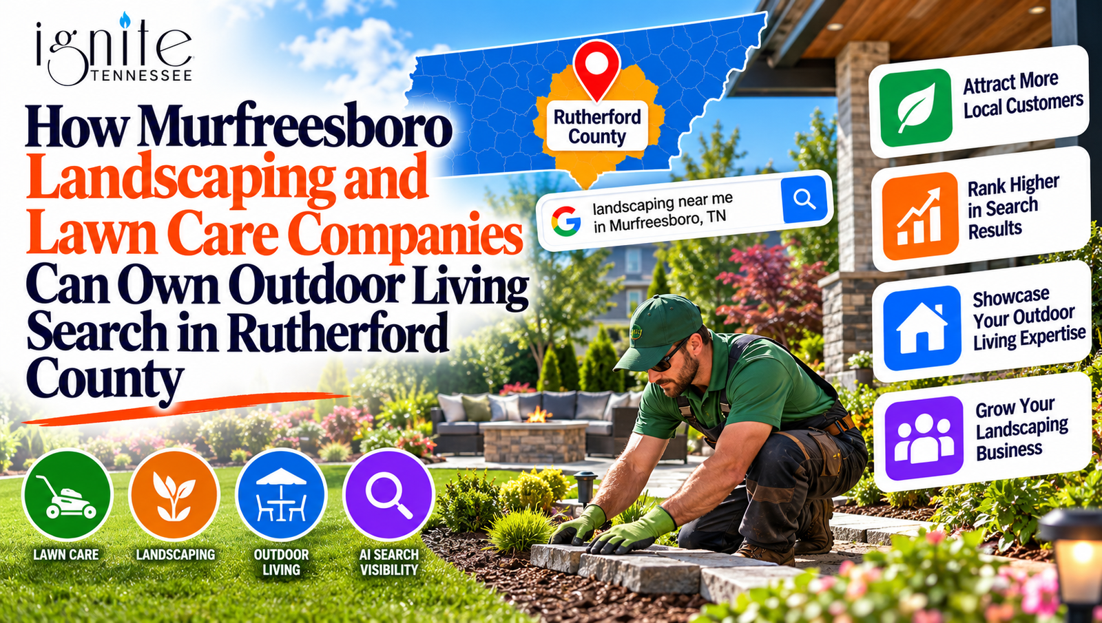 Murfreesboro Landscaping SEO Banner
