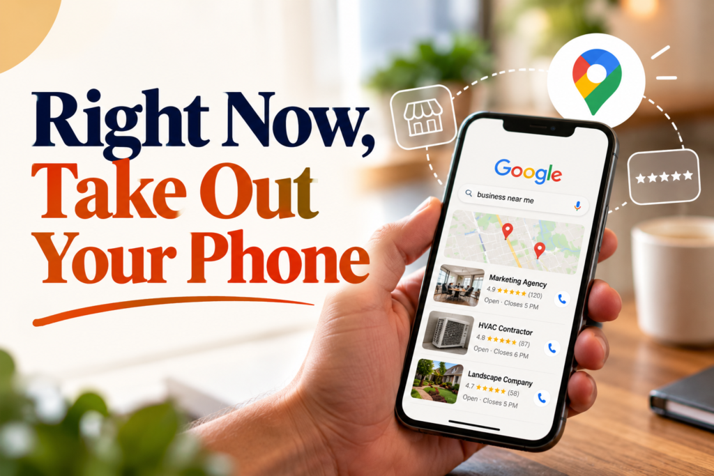 Right Now, Take Out Your Phone